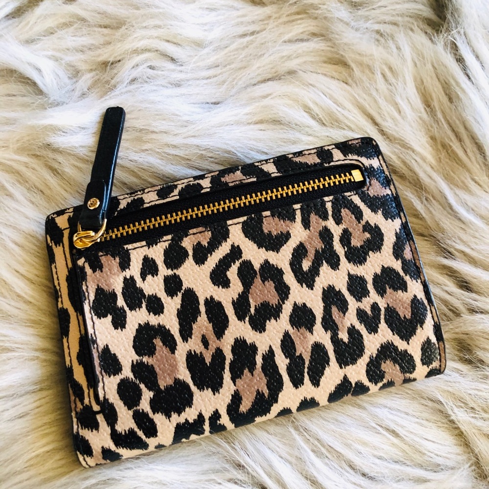 NWT Kate spade leopard wallet - Picture 3 of 4
